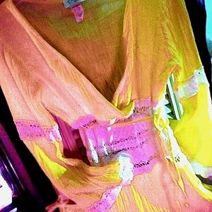 Yellow and White Super Fun light Dress